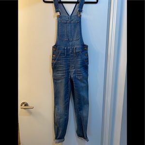 Skinny Pant Denim Overalls